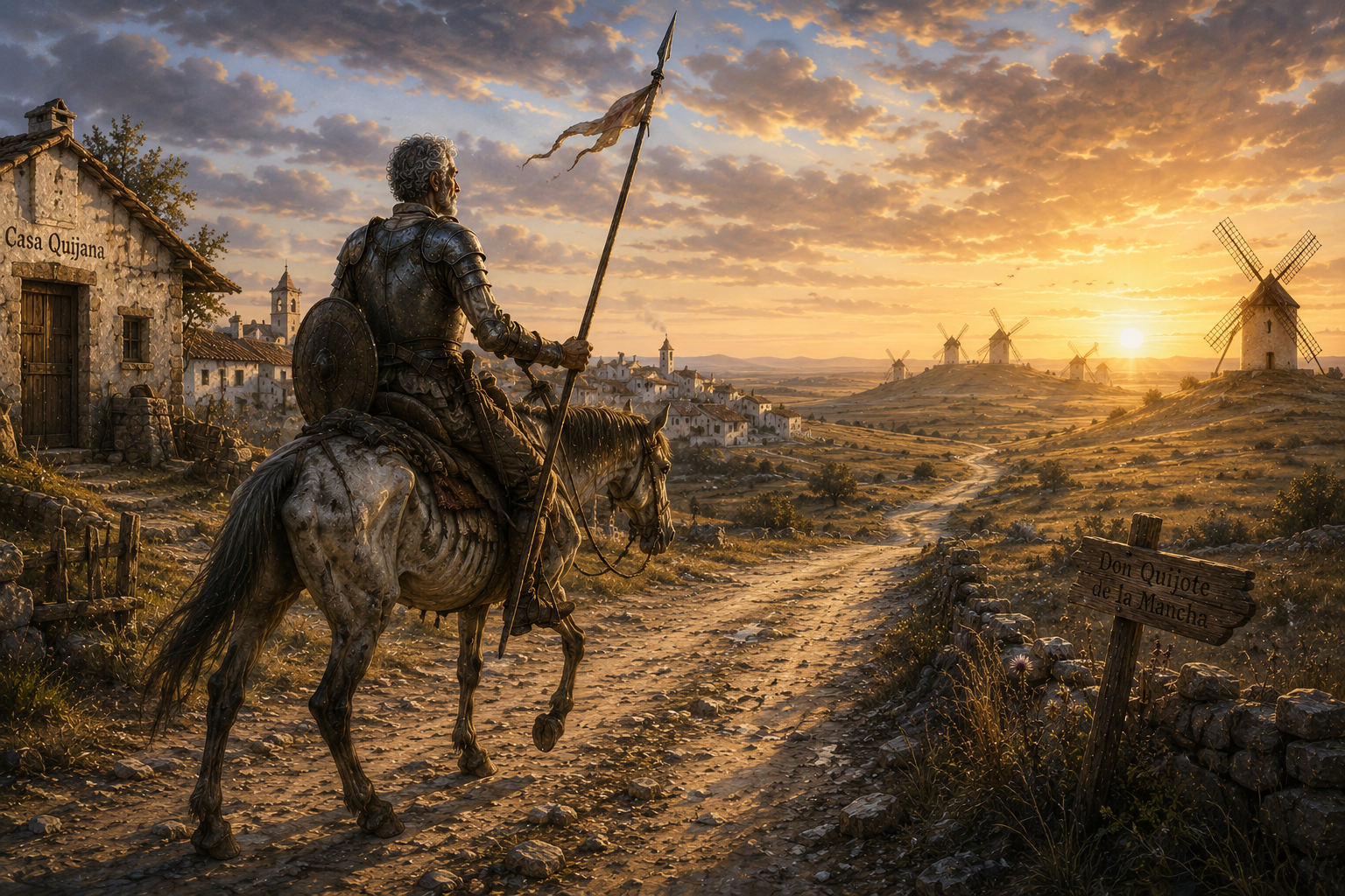 Don Quixote sets out