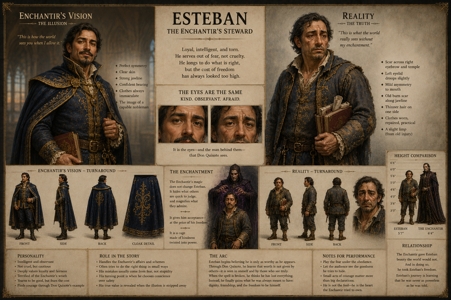 Esteban character reference